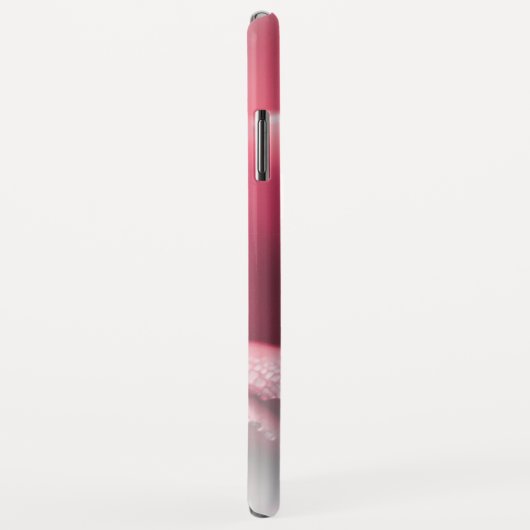 パーソナライズでガーリーなばら色の金ゴールドの花柄の名前 Case-Mate iPhoneケース (裏面/右)