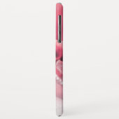 パーソナライズでガーリーなばら色の金ゴールドの花柄の名前 Case-Mate iPhoneケース (裏面/左)