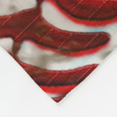 パーソナライズでクールな汚れた野球のフリースブランケット フリースブランケット (角)