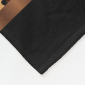 パーソナライズでスタイリッシュでシックな動物のヒョウのプリント フリースブランケット (角)