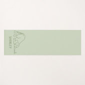 パーソナライズでスタイリッシュなヨガの姿勢のマウス及び象Yo ヨガマット (正面(横))