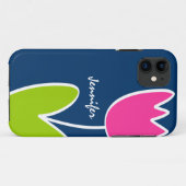 パーソナライズでモダンなチューリップのiPhone 5/5Sの場合 Case-Mate iPhoneケース (裏面(横))