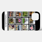 パーソナライズでモダンなInstagramの写真のコラージュ12写真 Case-Mate iPhoneケース (裏面 (横))