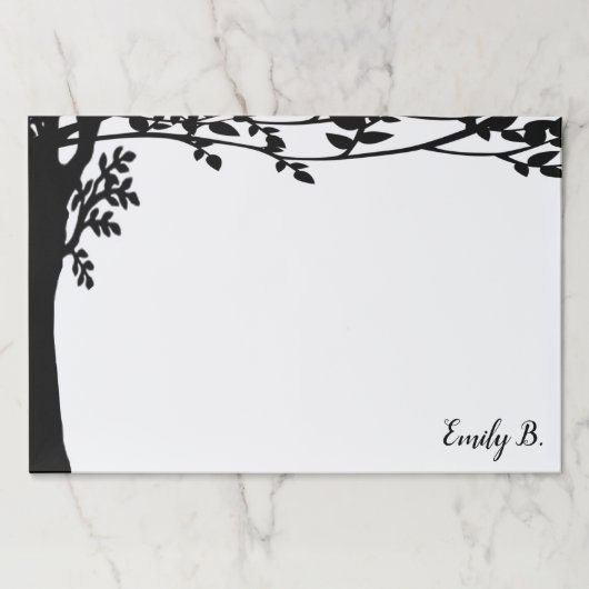 パーソナライズで大きいメモ帳を切取って下さい ペーパーパッド (正面)