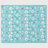 パーソナライズで幸せな蜂日の包装紙 ラッピングペーパー (フラット)