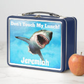 パーソナライズで恐い鮫の歯 メタルランチボックス (インサイチュ)