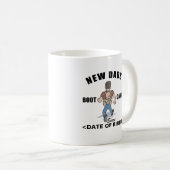 パーソナライズで新しいパパの基礎訓練キャンプのコーヒー・マグ コーヒーマグカップ (正面右)