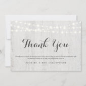 パーソナライズで素朴な木は感謝していしています サンキューカード (正面)