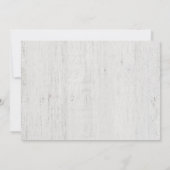 パーソナライズで素朴な木は感謝していしています サンキューカード (裏面)