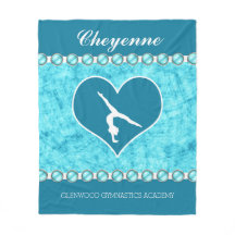 パーソナライズで美しいターコイズの体操