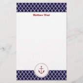 パーソナライズで航海のなクローバーの文房具 便箋 (正面)