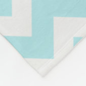 パーソナライズで青いビーチ毛布 フリースブランケット (角)