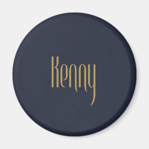 パーソナライズで高い優雅の金ゴールドKenny マグネット