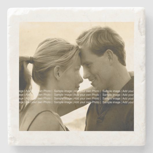 パーソナライズで、カスタムなそれをあなた自身作成して下さい ストーンコースター (正面)