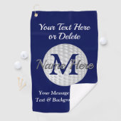 パーソナライズで、モノグラムのなゴルフタオル ゴルフタオル (インサイチュ)