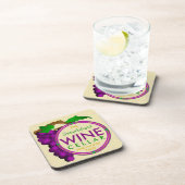 パーソナライズなあなた自身のワイン貯蔵室のブドウを作成して下さい コースター (右側)