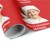 パーソナライズなあなた自身の子供の写真を作成して下さい ラッピングペーパー (ロールコーナー)