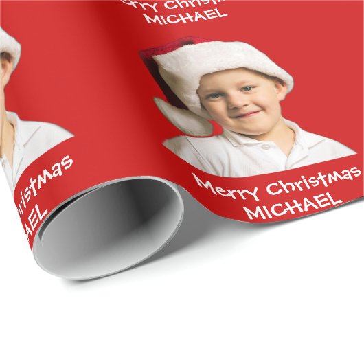 パーソナライズなあなた自身の子供の写真を作成して下さい ラッピングペーパー (ロールコーナー)