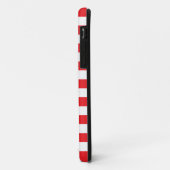 パーソナライズないかりの赤のストライプのiPhone 5/5Sの場合 Case-Mate iPhoneケース (裏面/左)