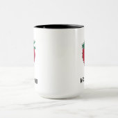 パーソナライズないちごの先生のマグ マグカップ (中央)