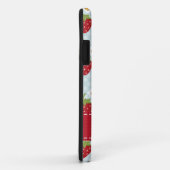 パーソナライズないちごのiPhone 5の場合の青 Case-Mate iPhoneケース (裏面/右)