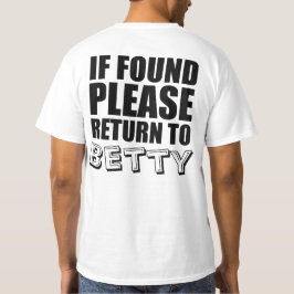 パーソナライズなおもしろいなカップルのワイシャツ Tシャツ