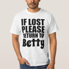 パーソナライズなおもしろいなカップルのワイシャツ Tシャツ