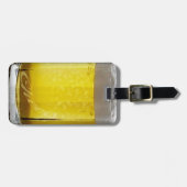 パーソナライズなおもしろいなビールガラス ラゲッジタグ (正面横)