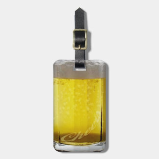 パーソナライズなおもしろいなビールガラス ラゲッジタグ