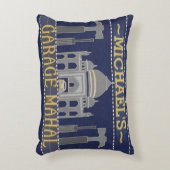 パーソナライズなおもしろいな人の洞窟のガレージMahal | アクセントクッション (正面(垂直))