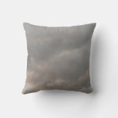 パーソナライズなおもしろいはあなたの最も最高のな写真の雲のプリントを加えます クッション (裏面)