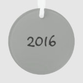 パーソナライズなお母さんおよびベビー象のオーナメント オーナメント (裏面)