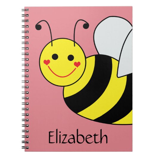 パーソナライズなかわいいのまわりに ノートブック (正面)