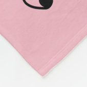 パーソナライズなかわいいのまわりに フリースブランケット (角)