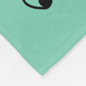 パーソナライズなかわいいのまわりに フリースブランケット (角)