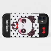 パーソナライズなかわいいのパンダ- Case-Mate iPhoneケース (裏面(横))