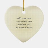 パーソナライズなかわいいコアラ セラミックオーナメント (裏面)