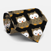 パーソナライズなかわいいベビーのフクロウ ネクタイ (ロール)