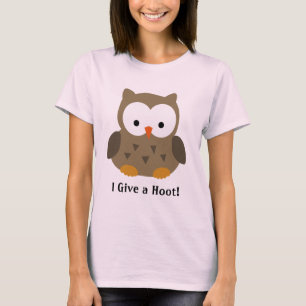 パーソナライズなかわいいベビーのフクロウ Tシャツ