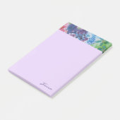 パーソナライズなかわいらしく鮮やかでモダンな花 ポストイット (アングル)