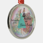 パーソナライズなくるみ割りのオーナメント-クララの友人 メタルオーナメント (右)