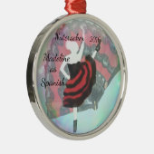 パーソナライズなくるみ割りのオーナメント-スペイン語 メタルオーナメント (右)