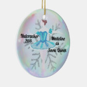 パーソナライズなくるみ割りのオーナメント-雪の女王 セラミックオーナメント (右)
