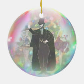 パーソナライズなくるみ割りのオーナメント- Drosselmeyer セラミックオーナメント (裏面)