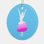 パーソナライズなくるみ割りの装飾の花 セラミックオーナメント (左)