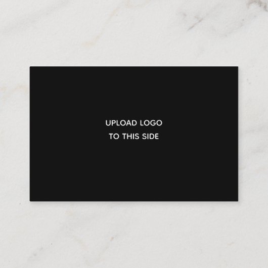 パーソナライズなばら色の金ゴールドの花屋の名刺 名刺 (裏面)