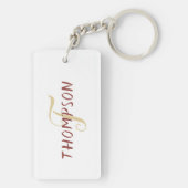 パーソナライズなひもの楽器の分隊音楽 キーホルダー (裏面)