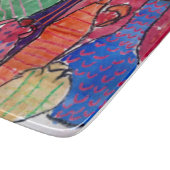 パーソナライズなまな板はアートワークか写真を加えます カッティングボード (角)