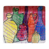 パーソナライズなまな板はアートワークか写真を加えます カッティングボード (正面)