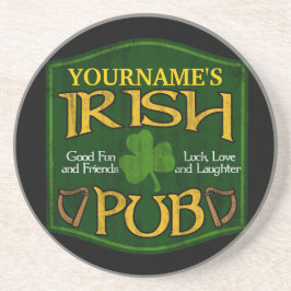 パーソナライズなアイルランドのパブの印 コースター